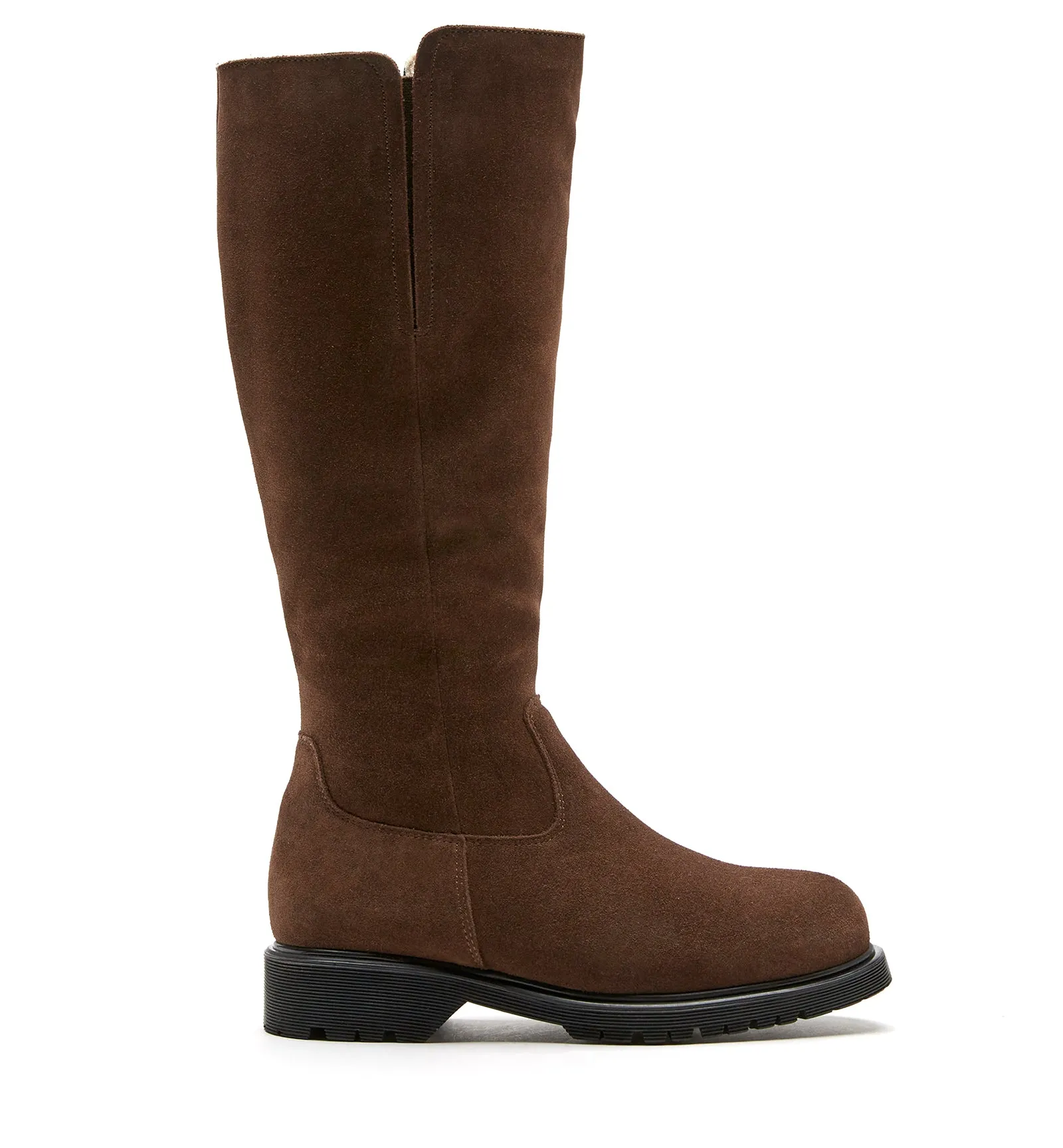 HELENE SHEARLING-LINED SUEDE BOOT sold by La CANADIENNE