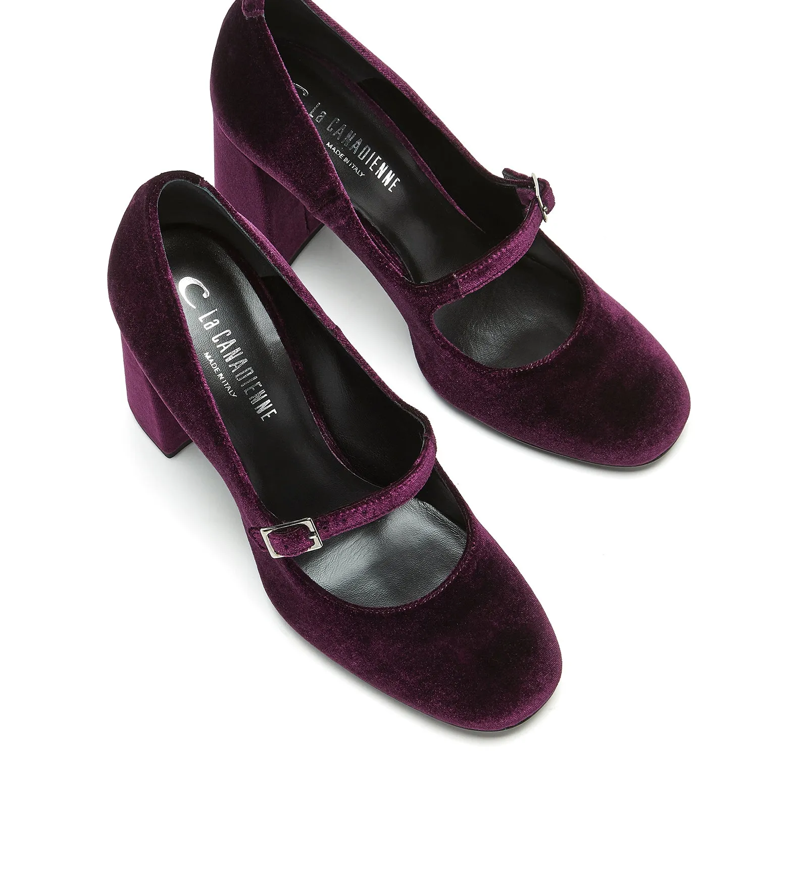 READY MARY JANE VELVET HEEL sold by La CANADIENNE product image thumbnail 4