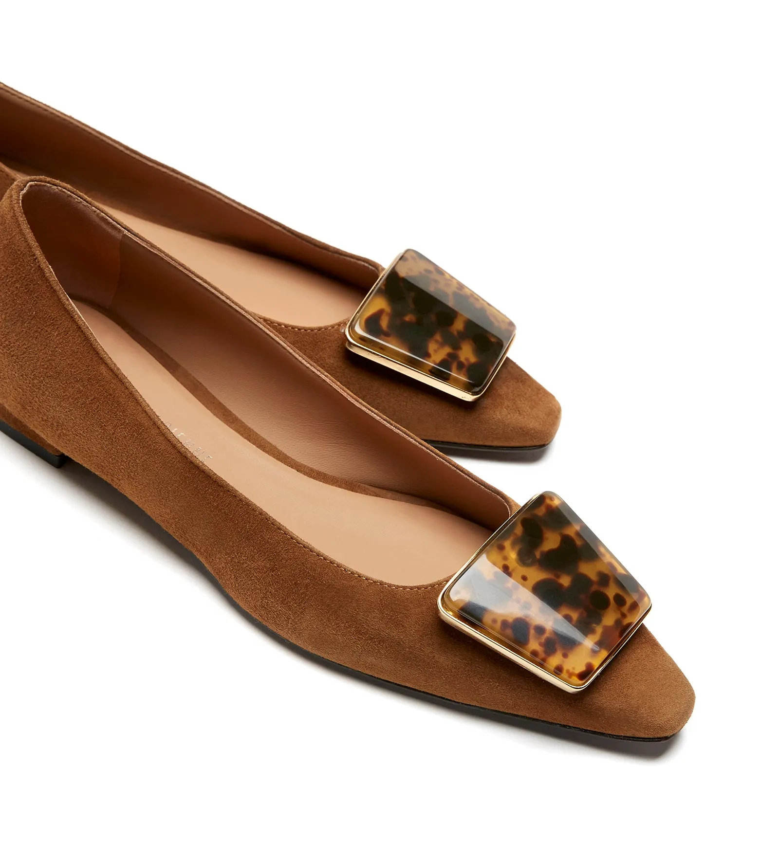 AMBER SUEDE FLAT sold by La CANADIENNE product image thumbnail 4