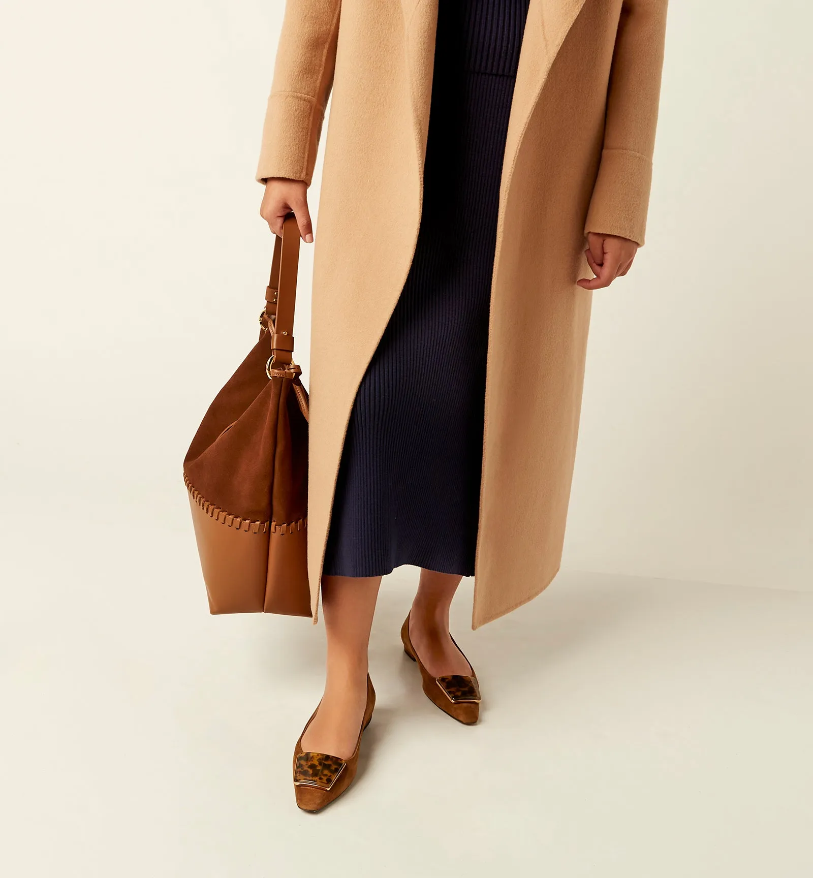 AMBER SUEDE FLAT sold by La CANADIENNE product image thumbnail 2