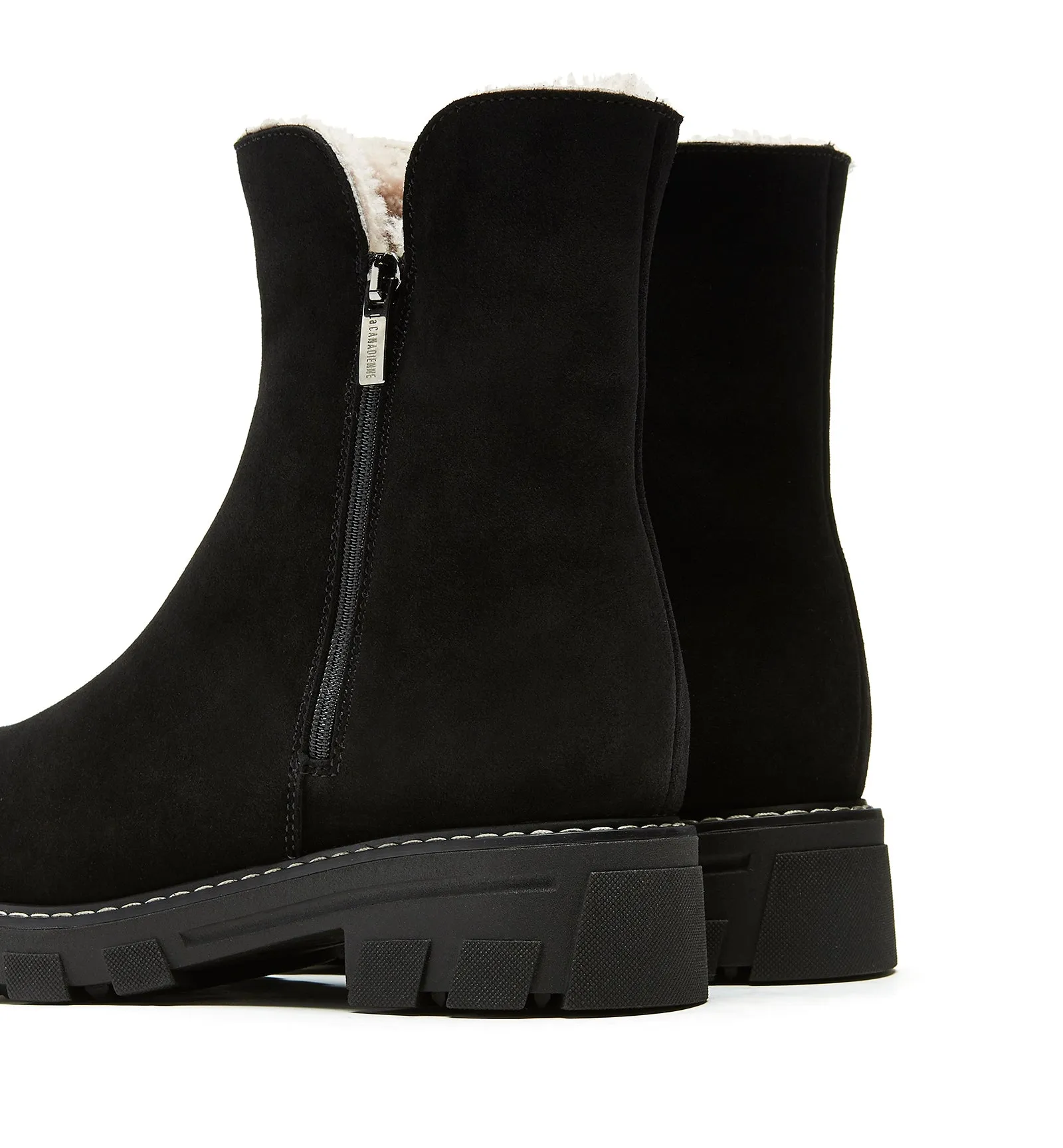 ADRIANNA SHEARLING-LINED SUEDE BOOTIE sold by La CANADIENNE product image thumbnail 5