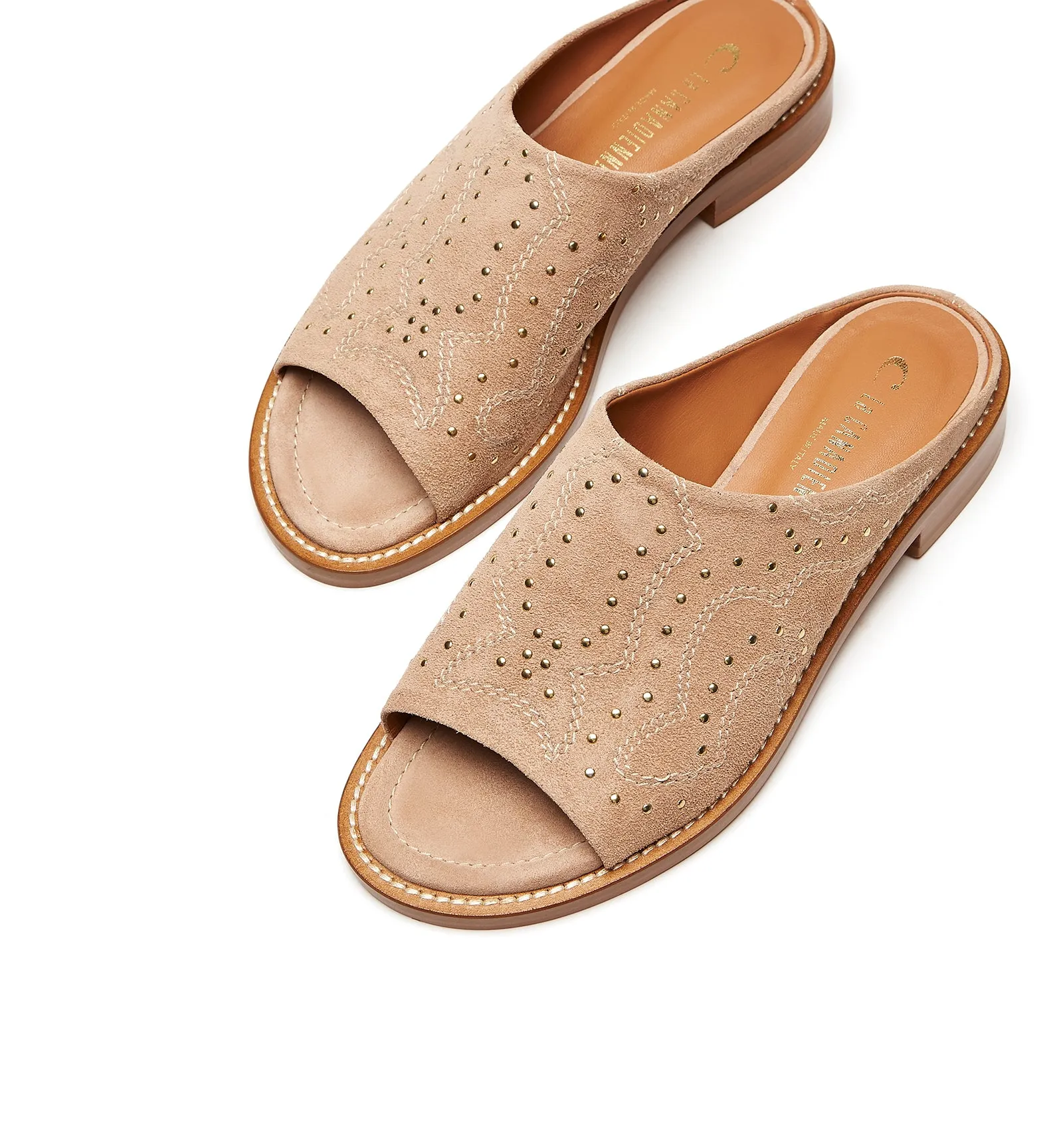 RISE SUEDE SANDAL sold by La CANADIENNE product image thumbnail 4