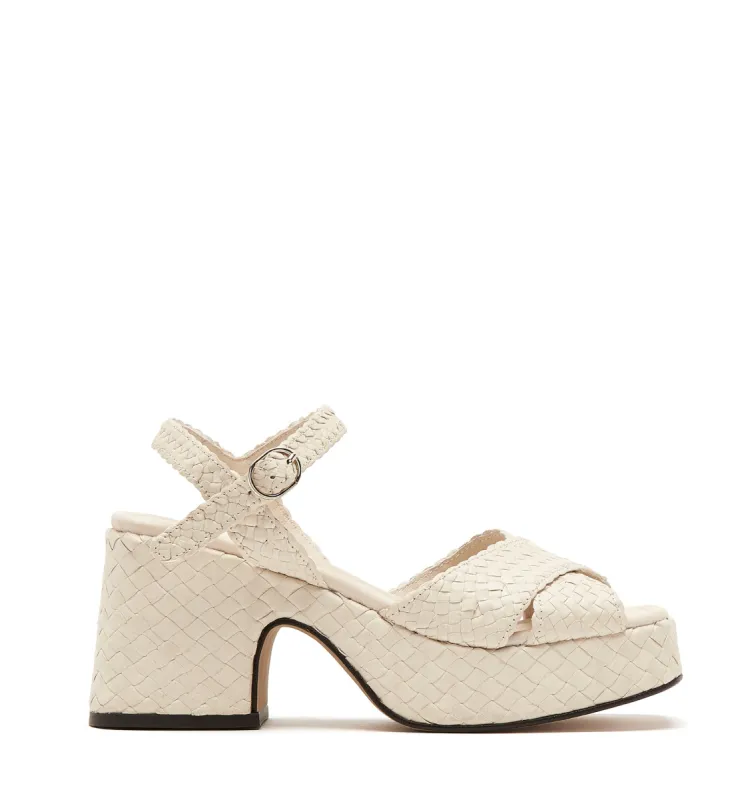 PAMELA WOVEN LEATHER SANDAL sold by La CANADIENNE