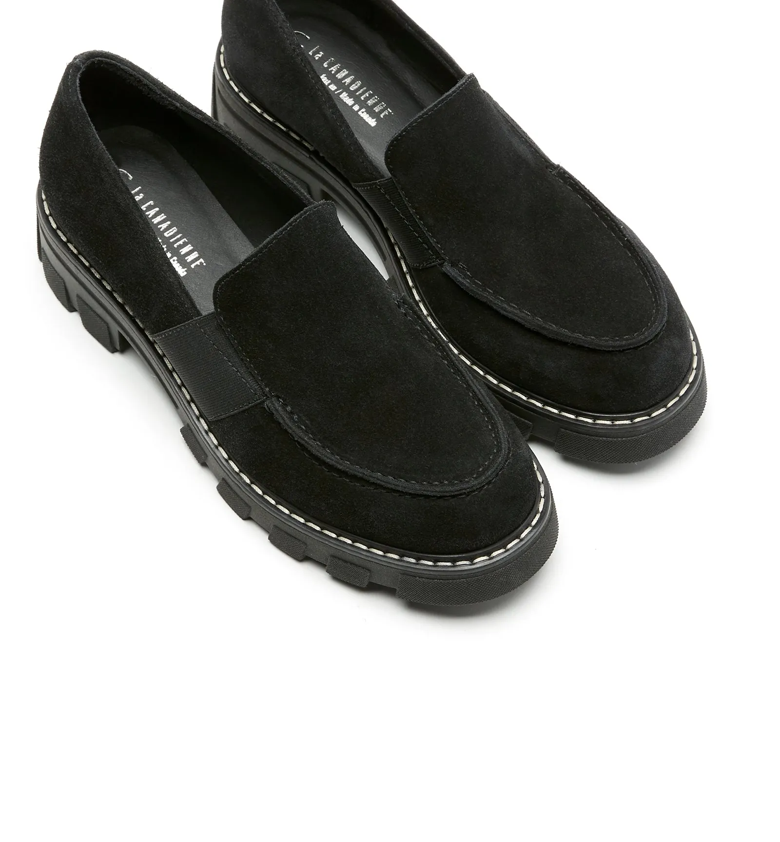 DORIS SUEDE LOAFER sold by La CANADIENNE product image thumbnail 4