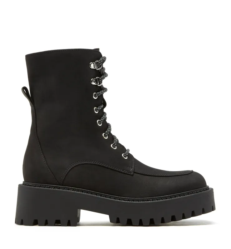 NILA NUBUCK BOOTIE sold by La CANADIENNE