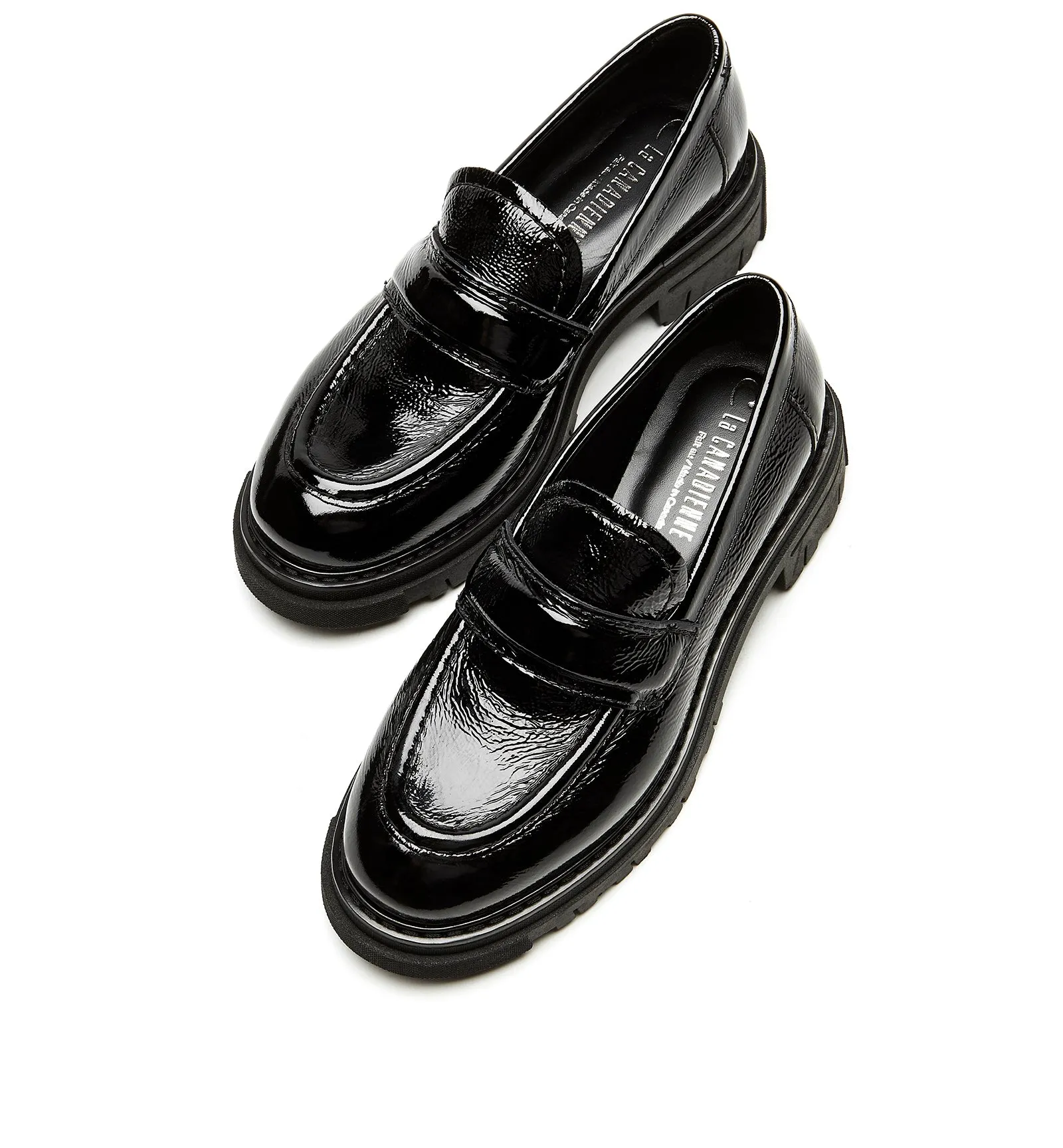 DELLA CRINKLE LEATHER LOAFER sold by La CANADIENNE product image thumbnail 3