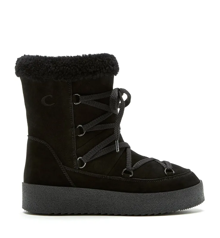 EMERY SHEARLING-LINED SUEDE BOOT sold by La CANADIENNE