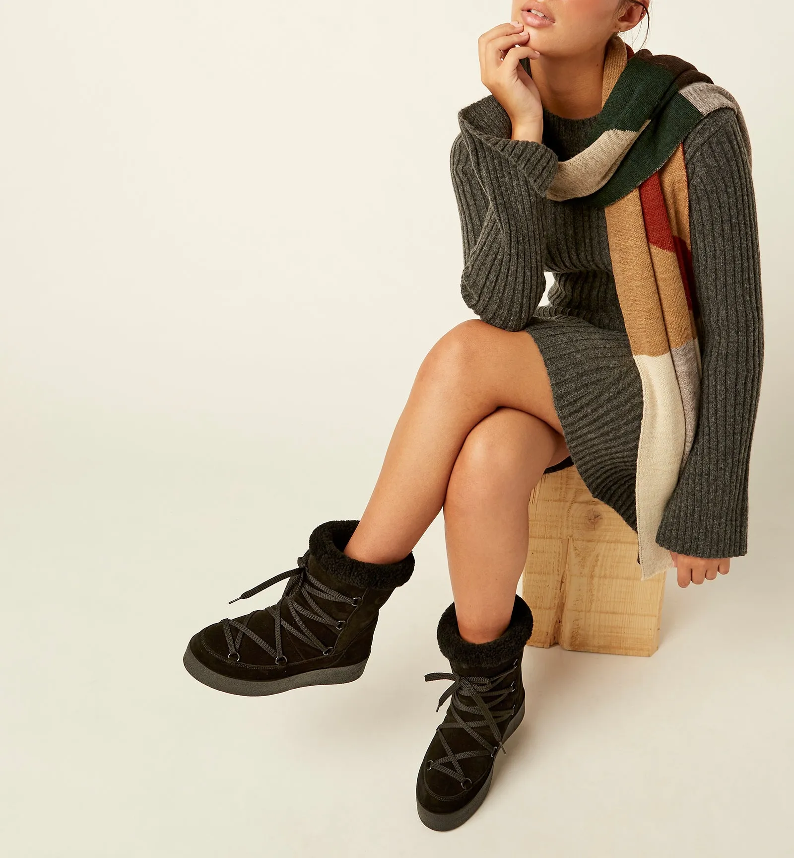 EMERY SHEARLING-LINED SUEDE BOOT sold by La CANADIENNE product image thumbnail 2