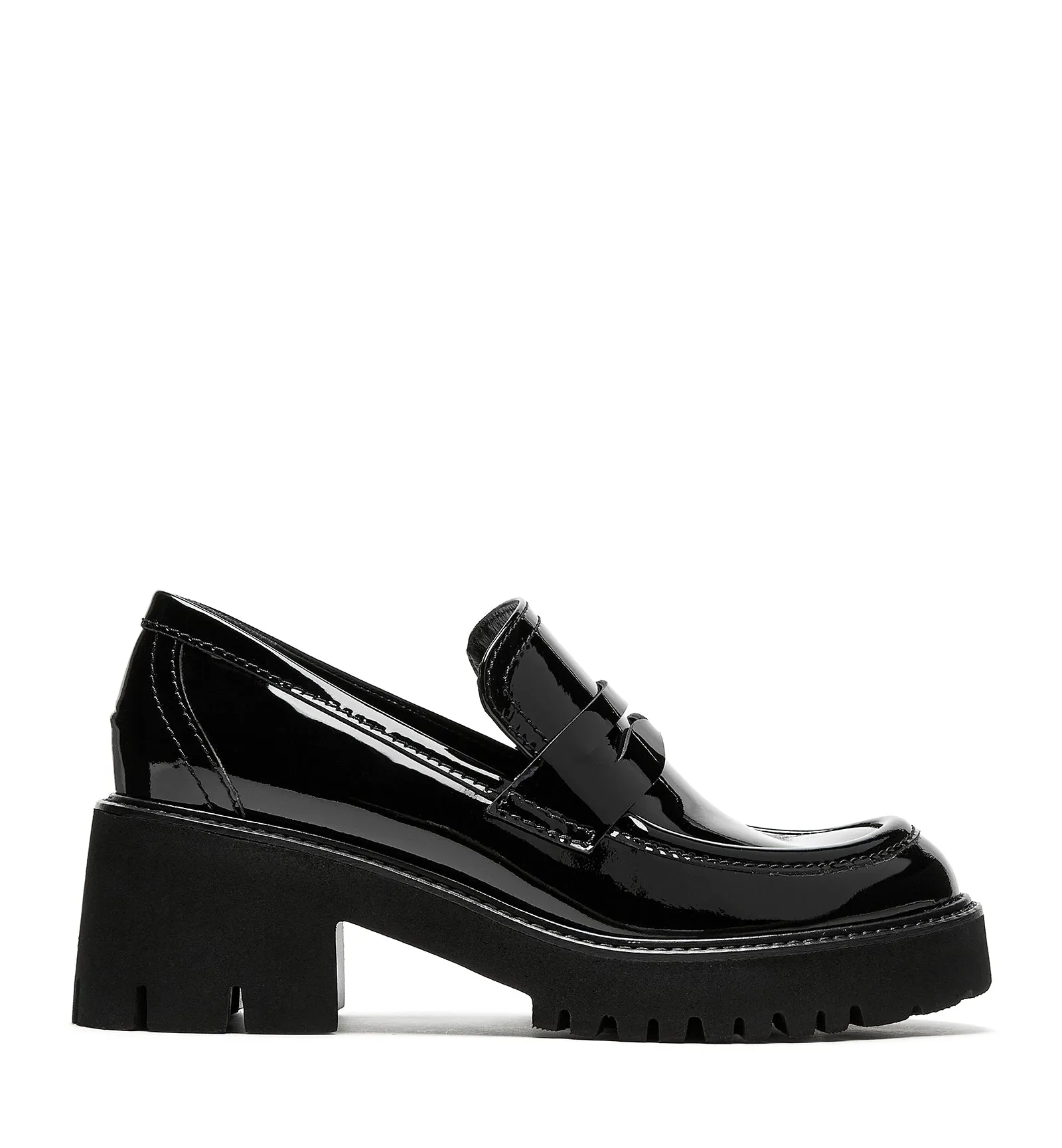 READMID PATENT LEATHER LOAFER sold by La CANADIENNE