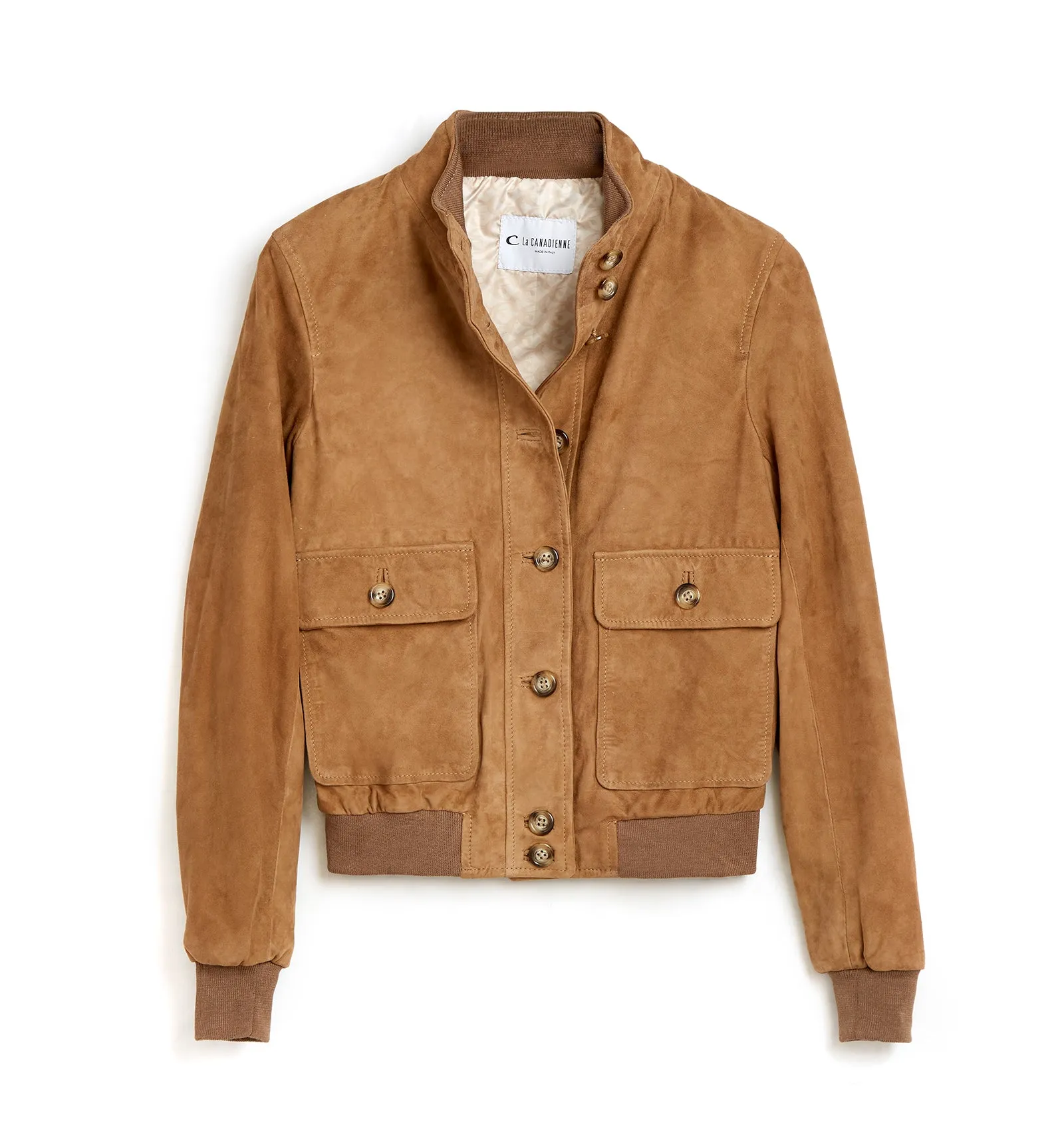 FLOW SUEDE JACKET sold by La CANADIENNE product image thumbnail 3