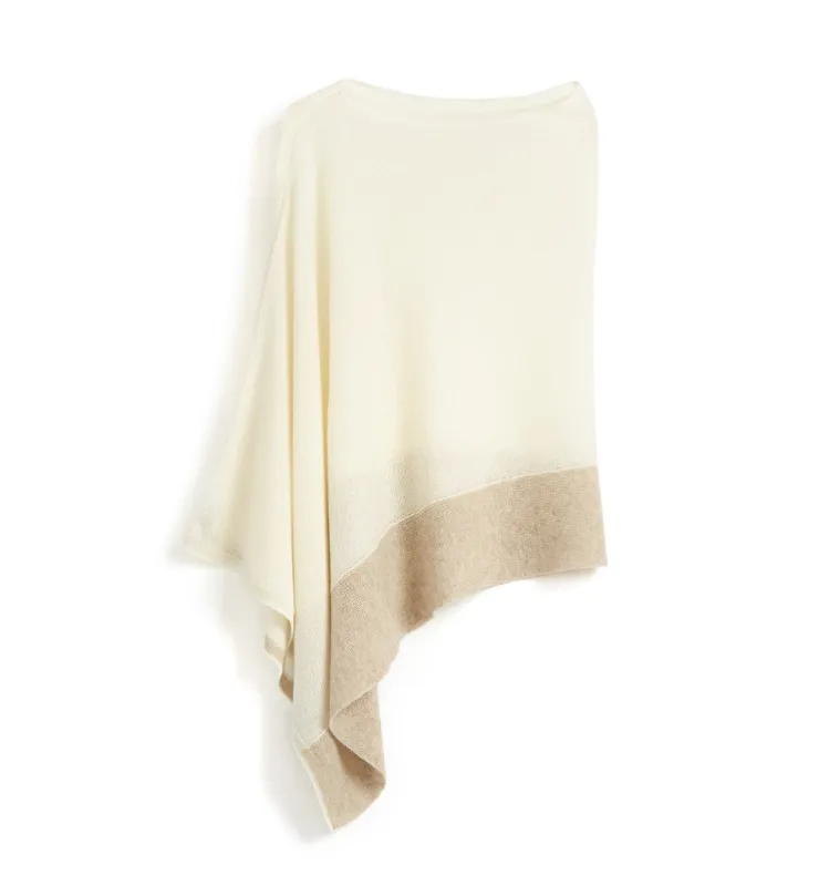 WARMER CASHMERE PONCHO sold by La CANADIENNE