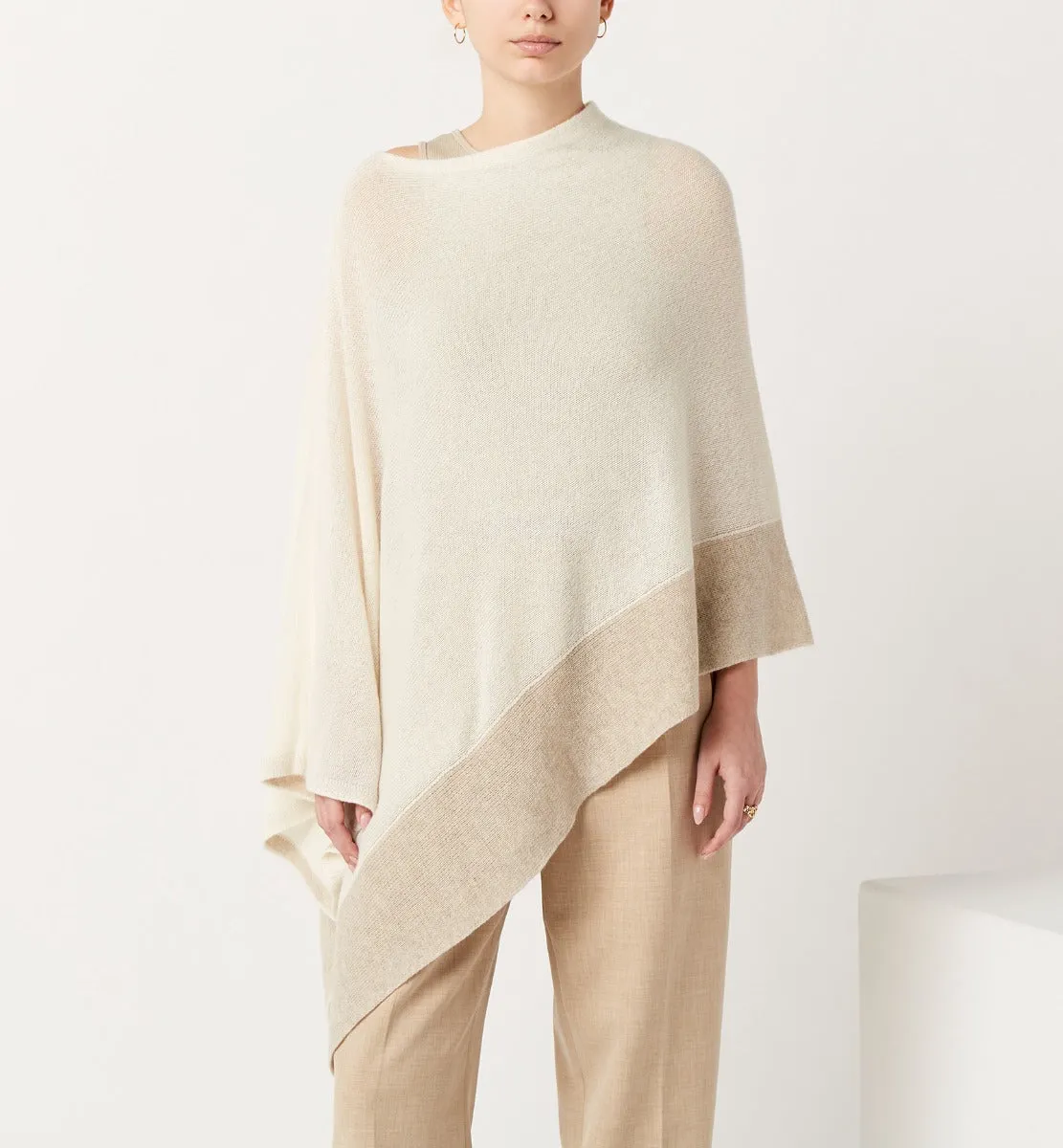 WARMER CASHMERE PONCHO sold by La CANADIENNE product image thumbnail 2