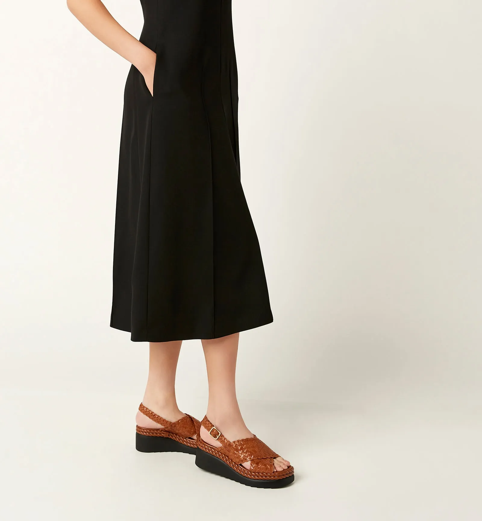 PATCH WOVEN LEATHER SANDAL sold by La CANADIENNE product image thumbnail 2