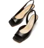 REBOUND LEATHER SLINGBACK SANDAL sold by La CANADIENNE