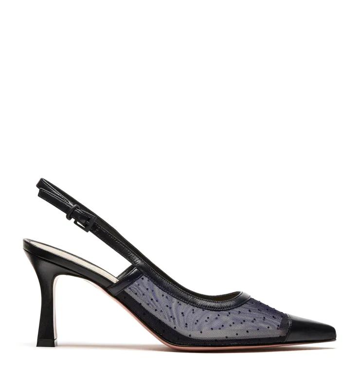 ARIEL SLINGBACK MESH HEEL sold by La CANADIENNE