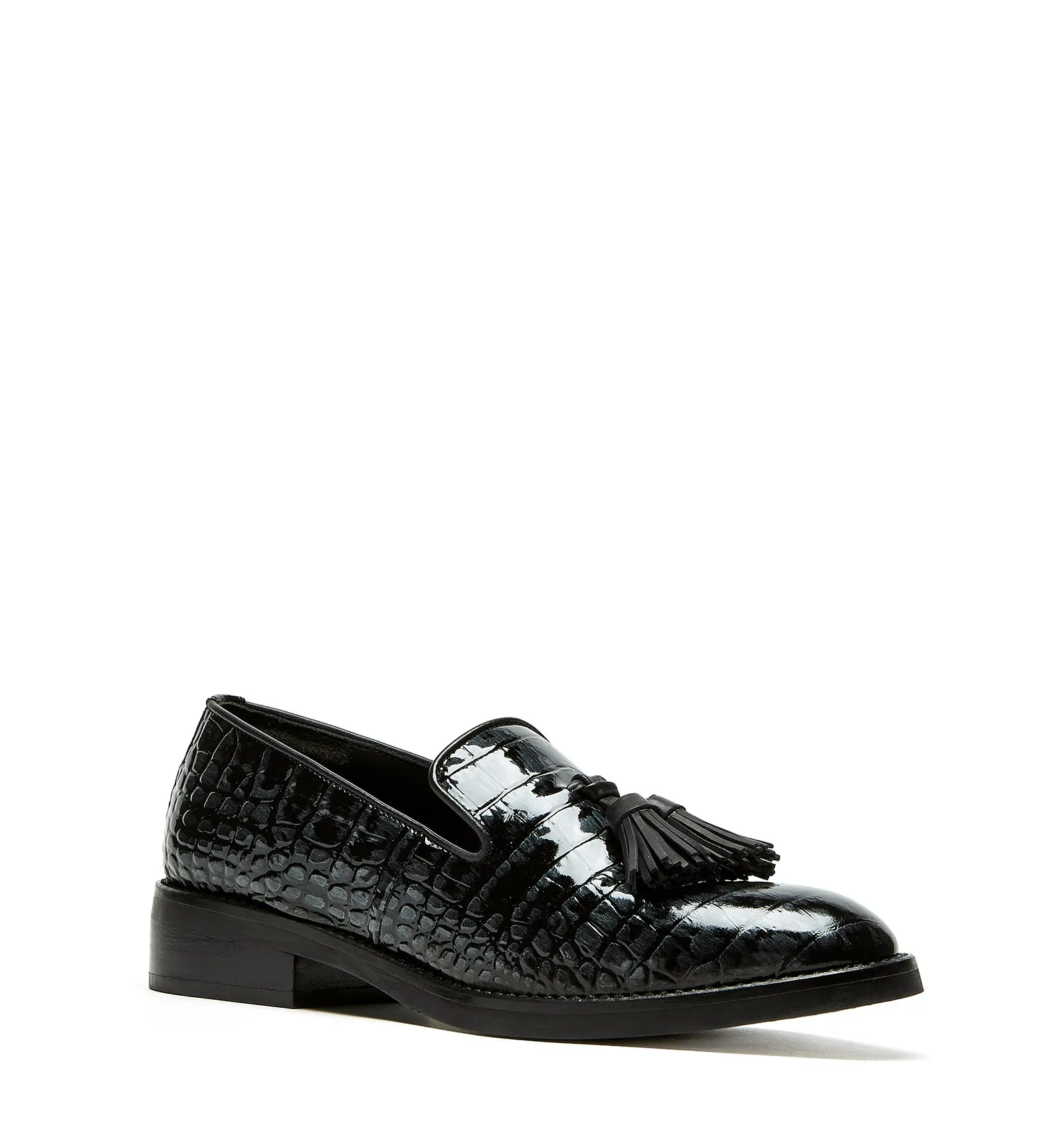 PLAY CROCO-EFFECT LEATHER LOAFER sold by La CANADIENNE product image thumbnail 2