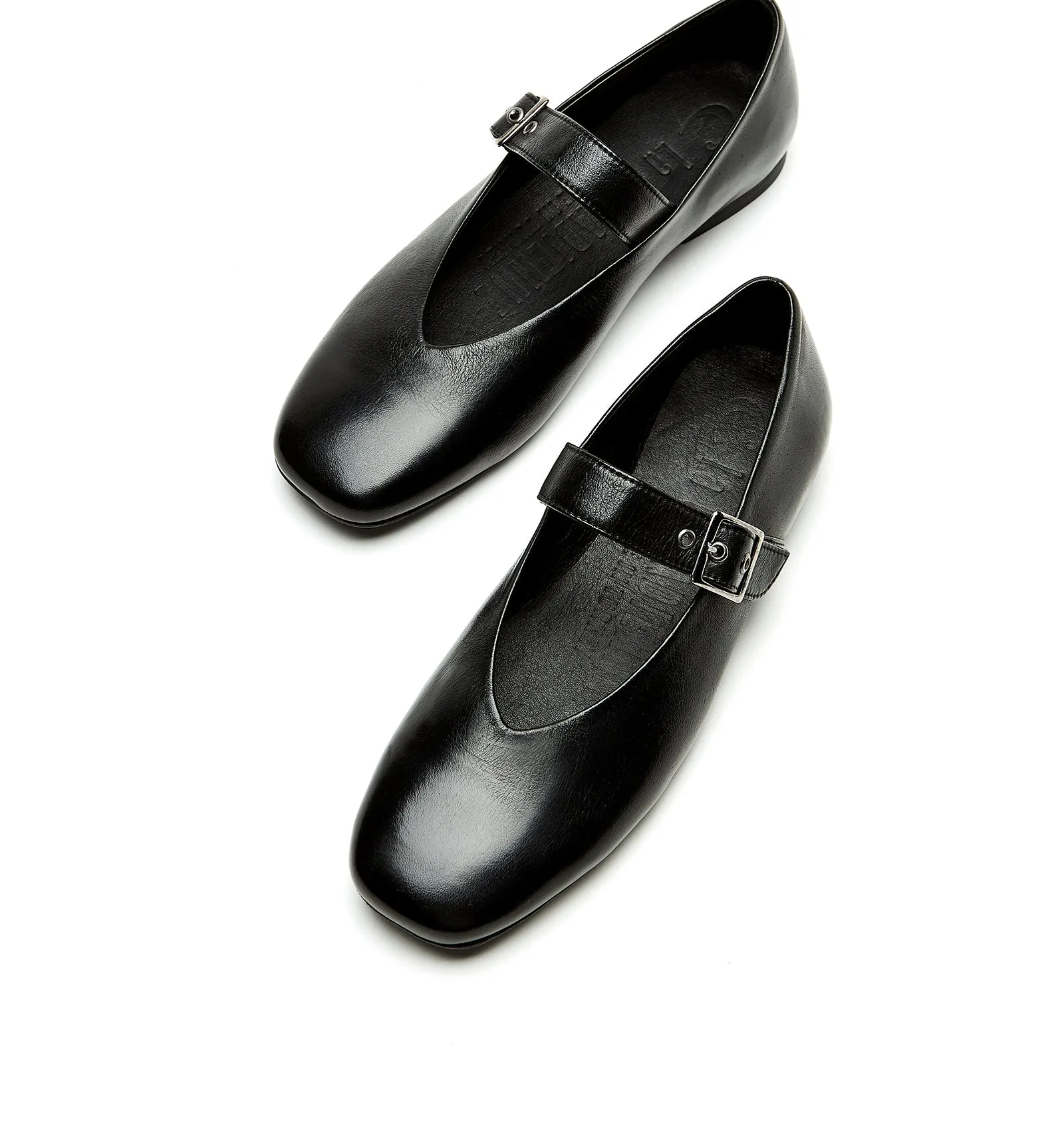 IDA MARY JANE LEATHER FLAT sold by La CANADIENNE product image thumbnail 3