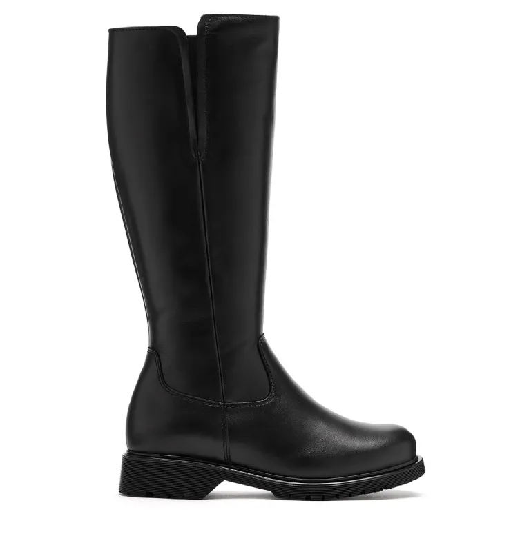 HELENE SHEARLING-LINED LEATHER BOOT sold by La CANADIENNE