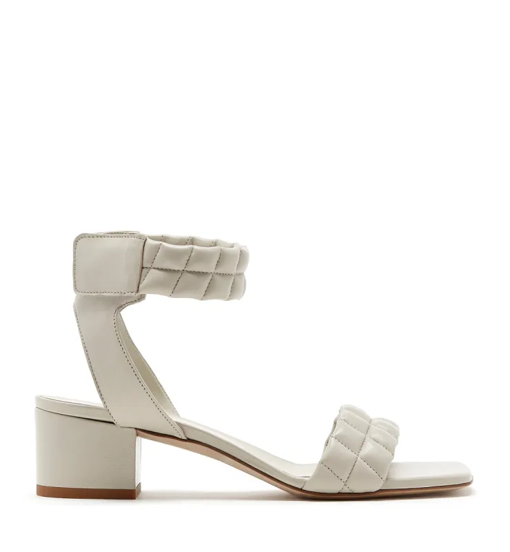ROVER QUILTED PUFFY LEATHER SANDAL sold by La CANADIENNE