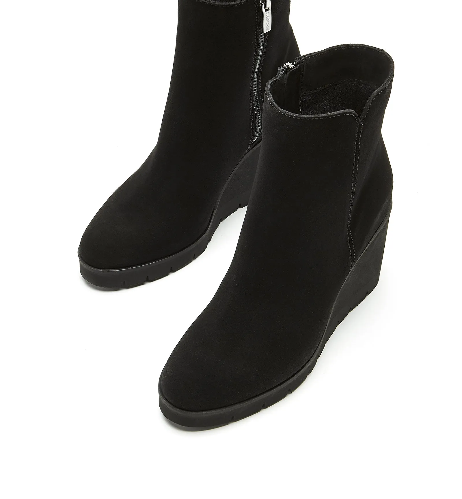 GO SUEDE WEDGE BOOTIE sold by La CANADIENNE product image thumbnail 3