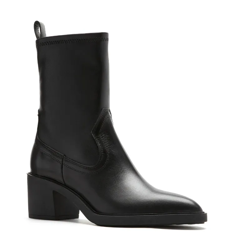 PARKS LEATHER BOOTIE sold by La CANADIENNE