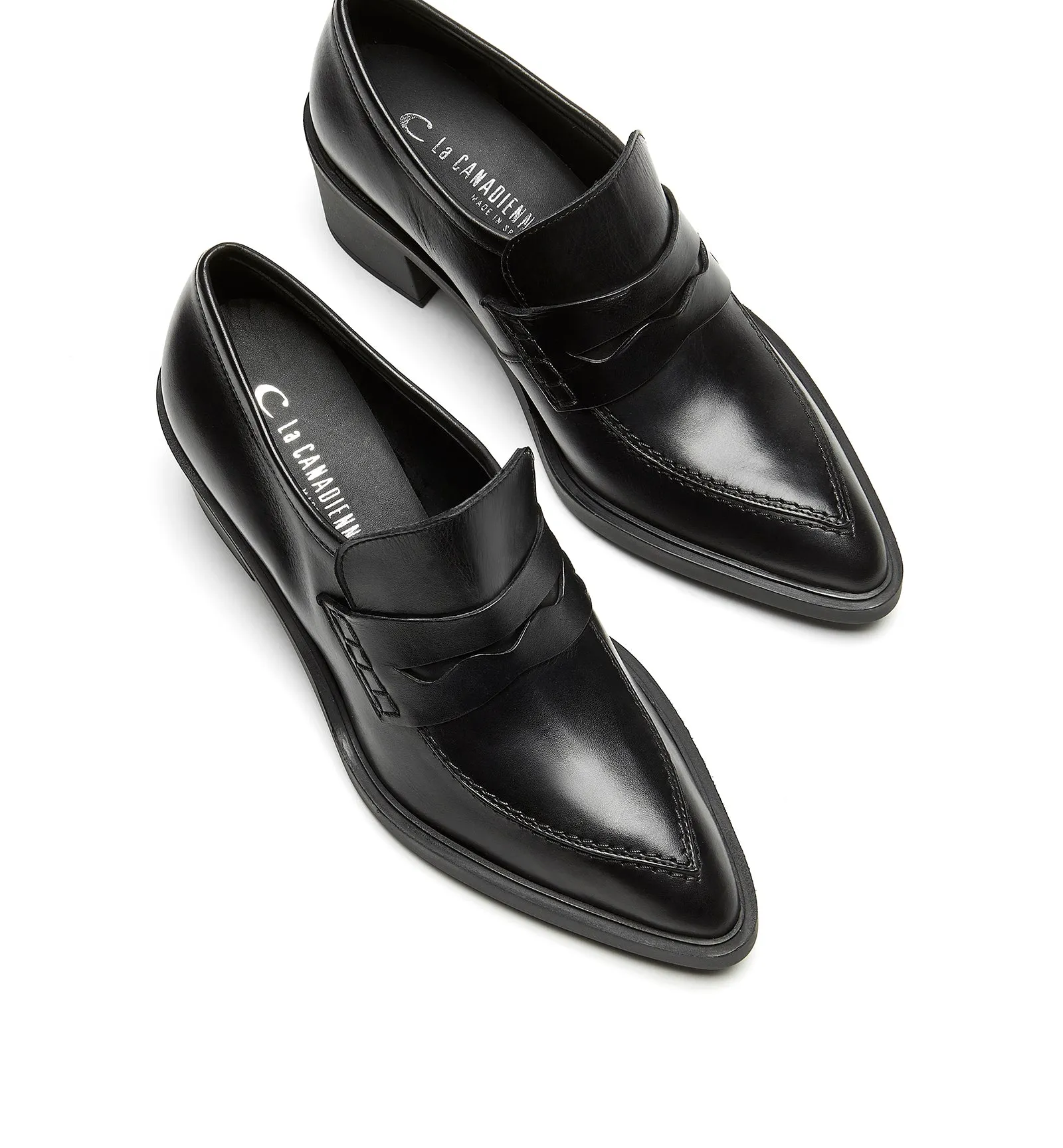 PAGE LEATHER HEEL sold by La CANADIENNE product image thumbnail 3