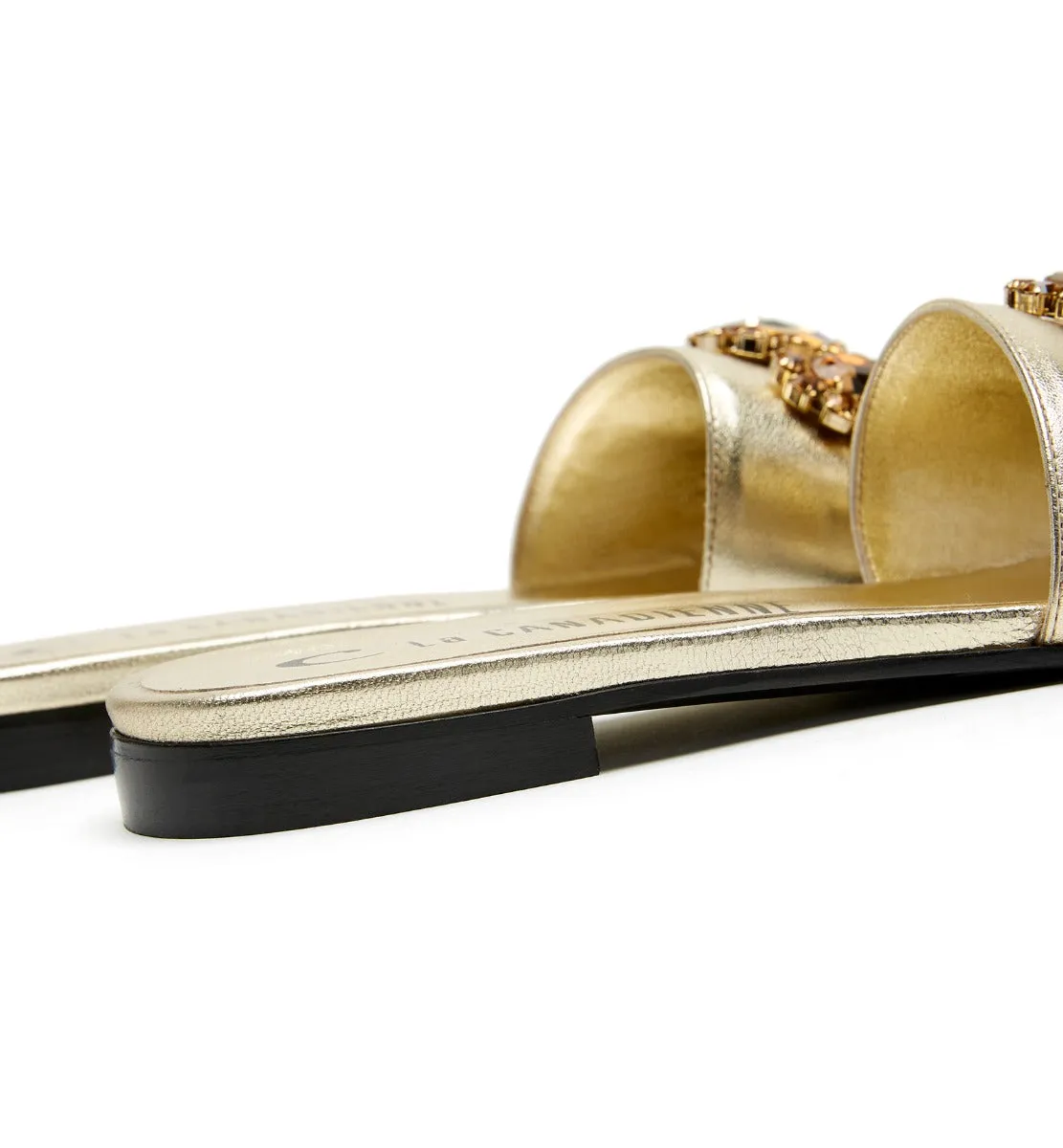 FLEURJEWEL LEATHER SANDAL sold by La CANADIENNE product image thumbnail 4