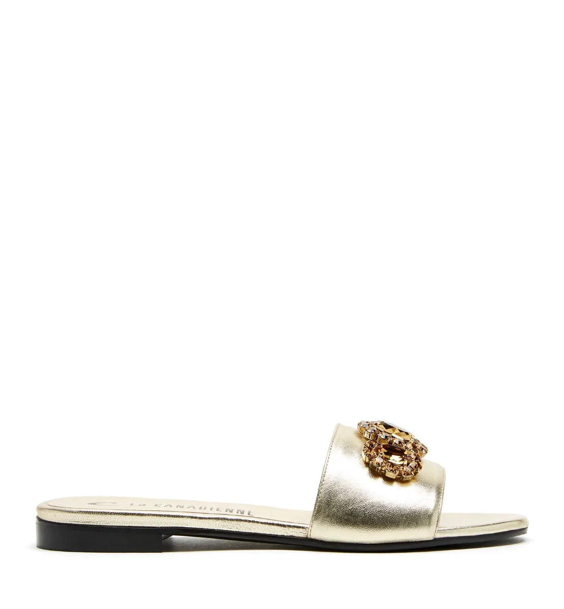 FLEURJEWEL LEATHER SANDAL sold by La CANADIENNE