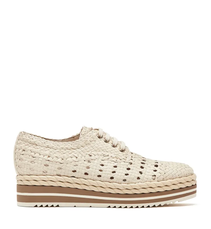 PICNIC WOVEN LEATHER SHOE sold by La CANADIENNE