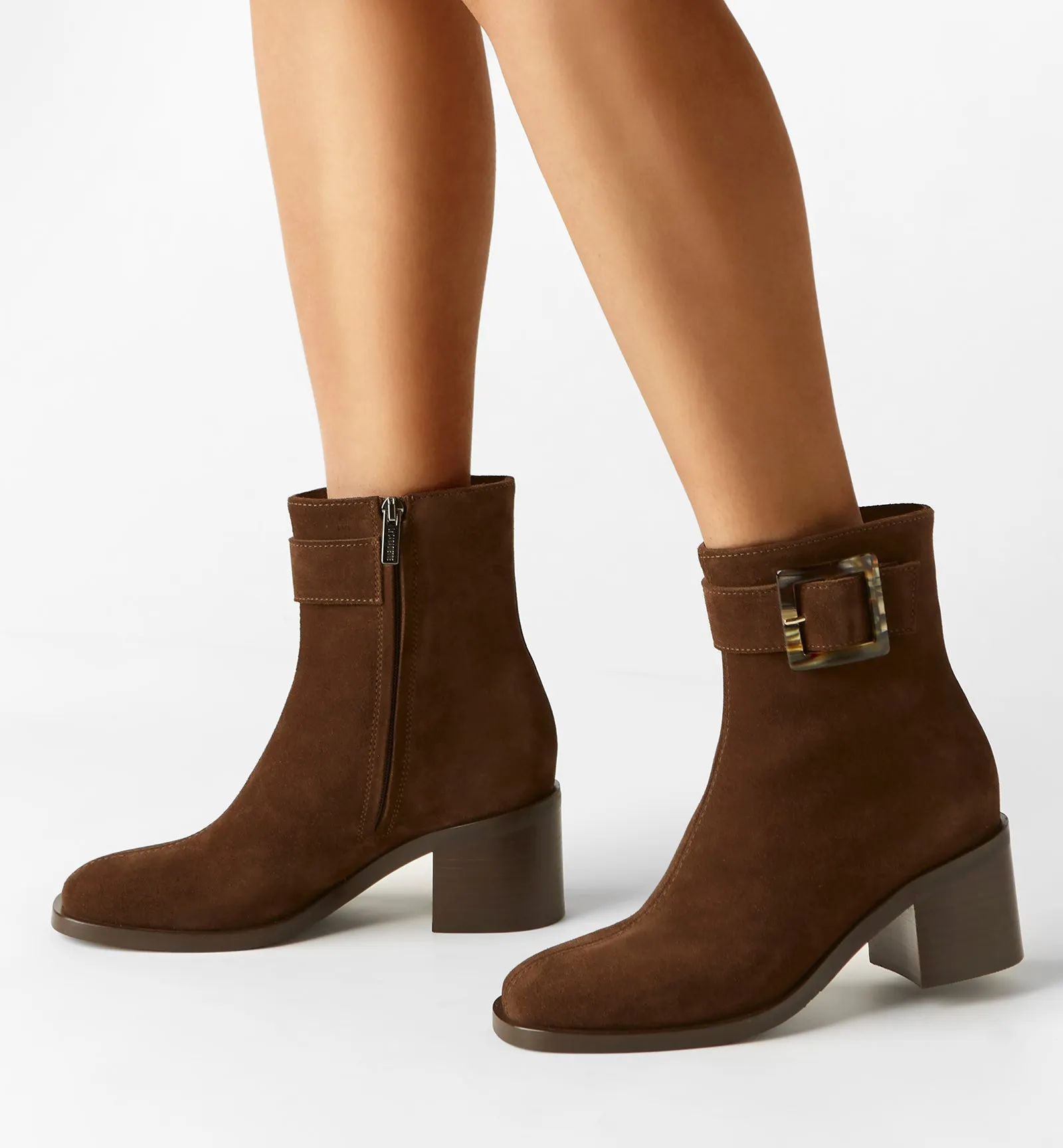JUSTINE SUEDE BOOTIE sold by La CANADIENNE product image thumbnail 5