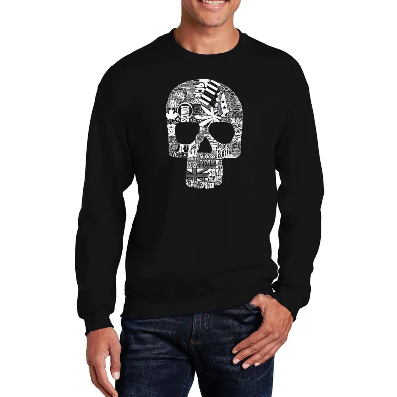 Sex, Drugs, Rock & Roll - Men's Word Art Crewneck Sweatshirt sold by LA Pop Art