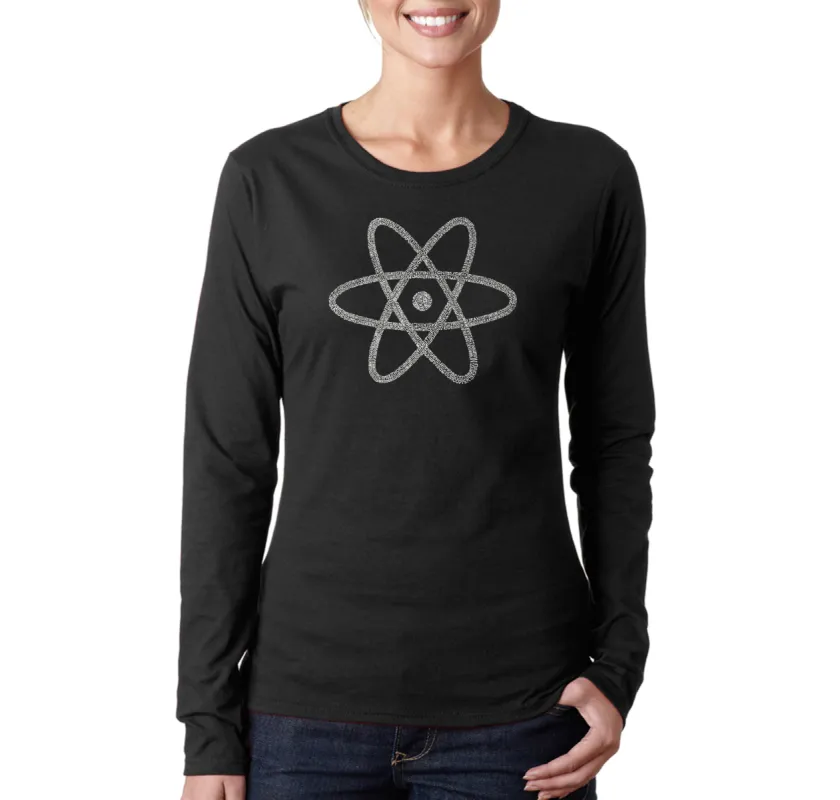 ATOM - Women's Word Art Long Sleeve T-Shirt sold by LA Pop Art