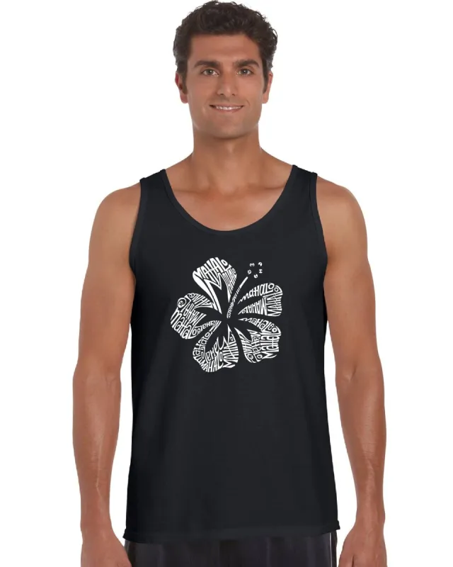 Mahalo - Men's Word Art Tank Top sold by LA Pop Art