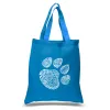 Cat Paw - Small Word Art Tote Bag sold by LA Pop Art