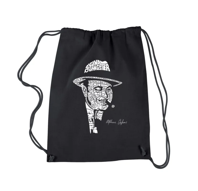 AL CAPONE ORIGINAL GANGSTER - Drawstring Backpack sold by LA Pop Art