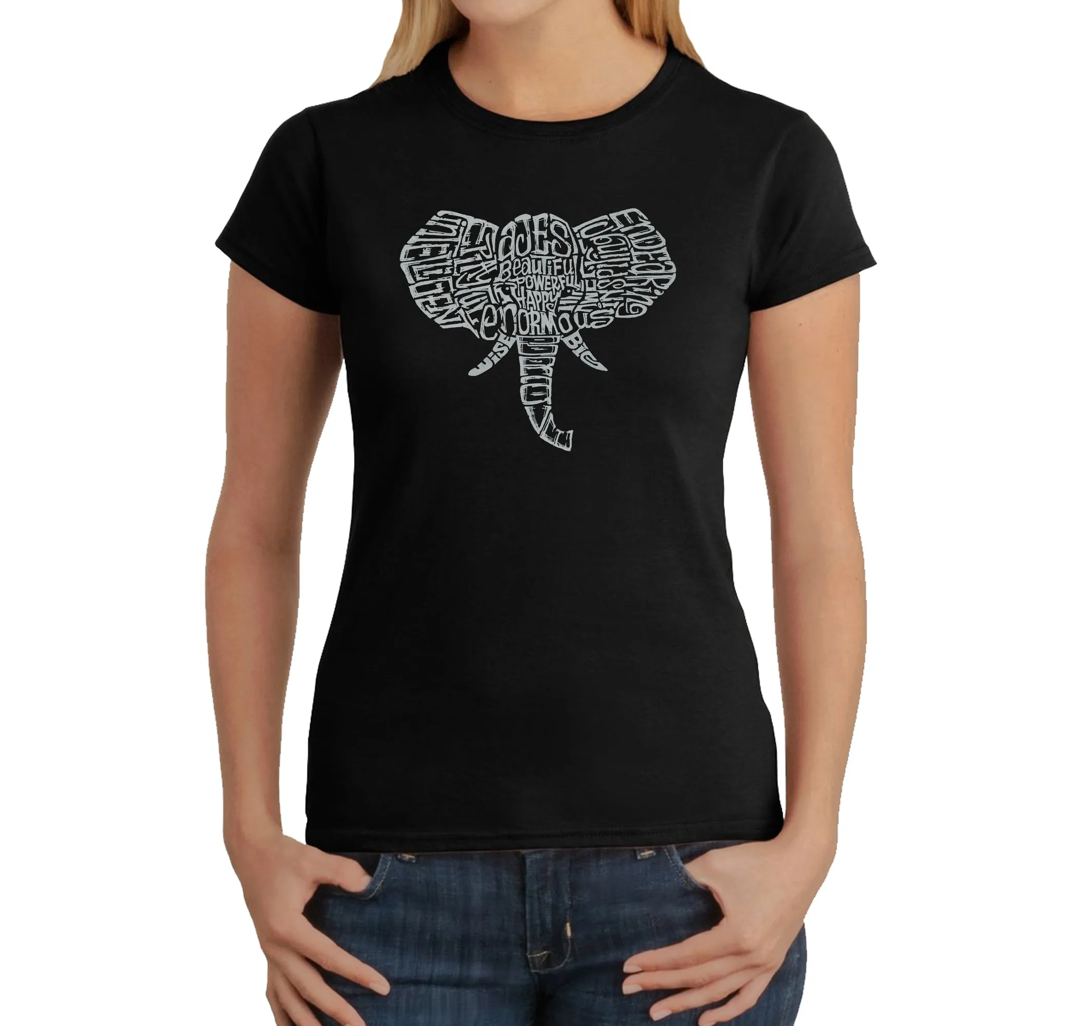 Tusks - Women's Word Art T-Shirt sold by LA Pop Art