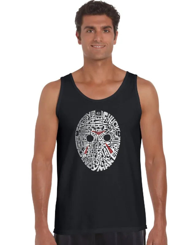 Slasher Movie Villians - Men's Word Art Tank Top sold by LA Pop Art