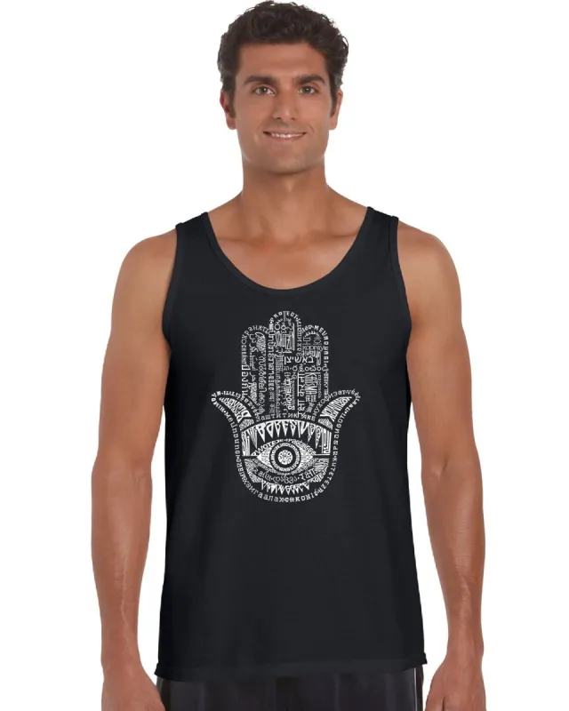 Hamsa - Men's Word Art Tank Top sold by LA Pop Art