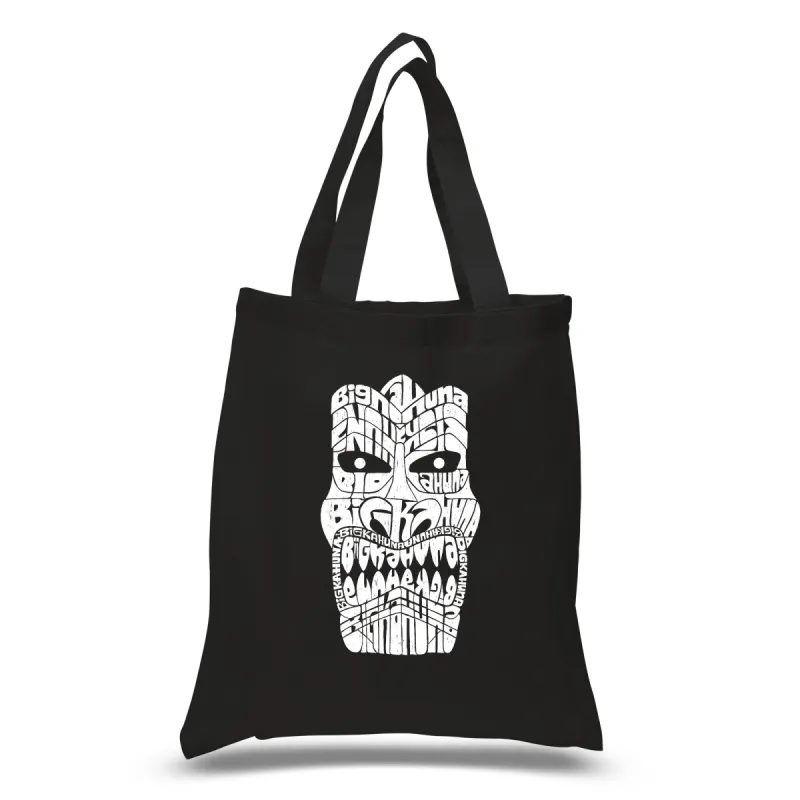 TIKI BIG KAHUNA - Small Word Art Tote Bag sold by LA Pop Art