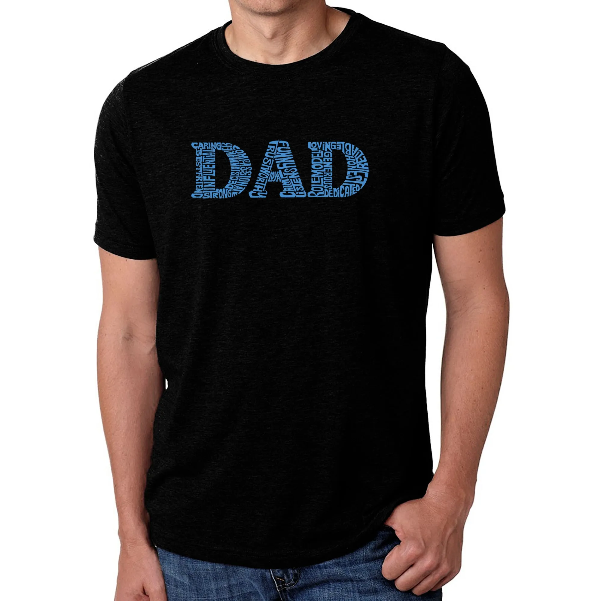 Dad - Men's Premium Blend Word Art Tshirt sold by LA Pop Art