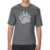 Types of Bears - Men's Tall Word Art T-Shirt sold by LA Pop Art