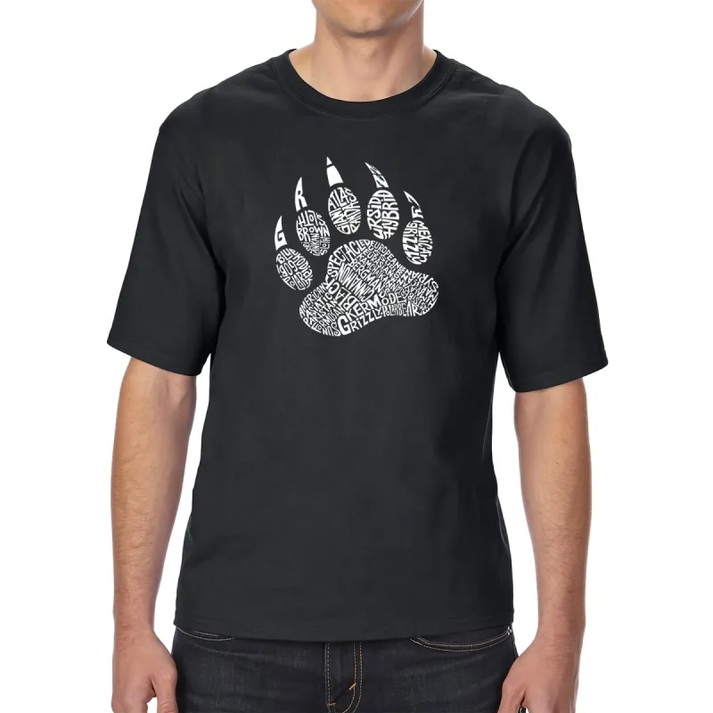 Types of Bears - Men's Tall Word Art T-Shirt sold by LA Pop Art