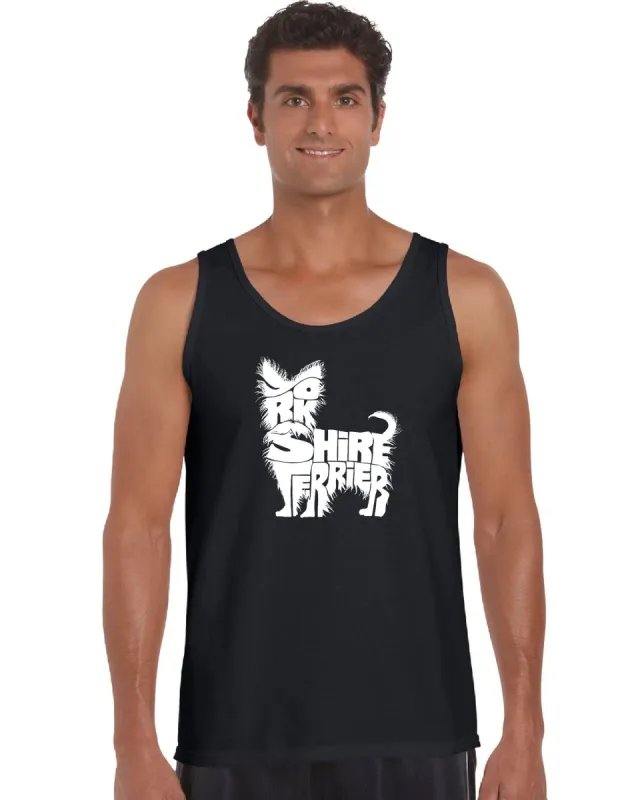 Yorkie - Men's Word Art Tank Top sold by LA Pop Art