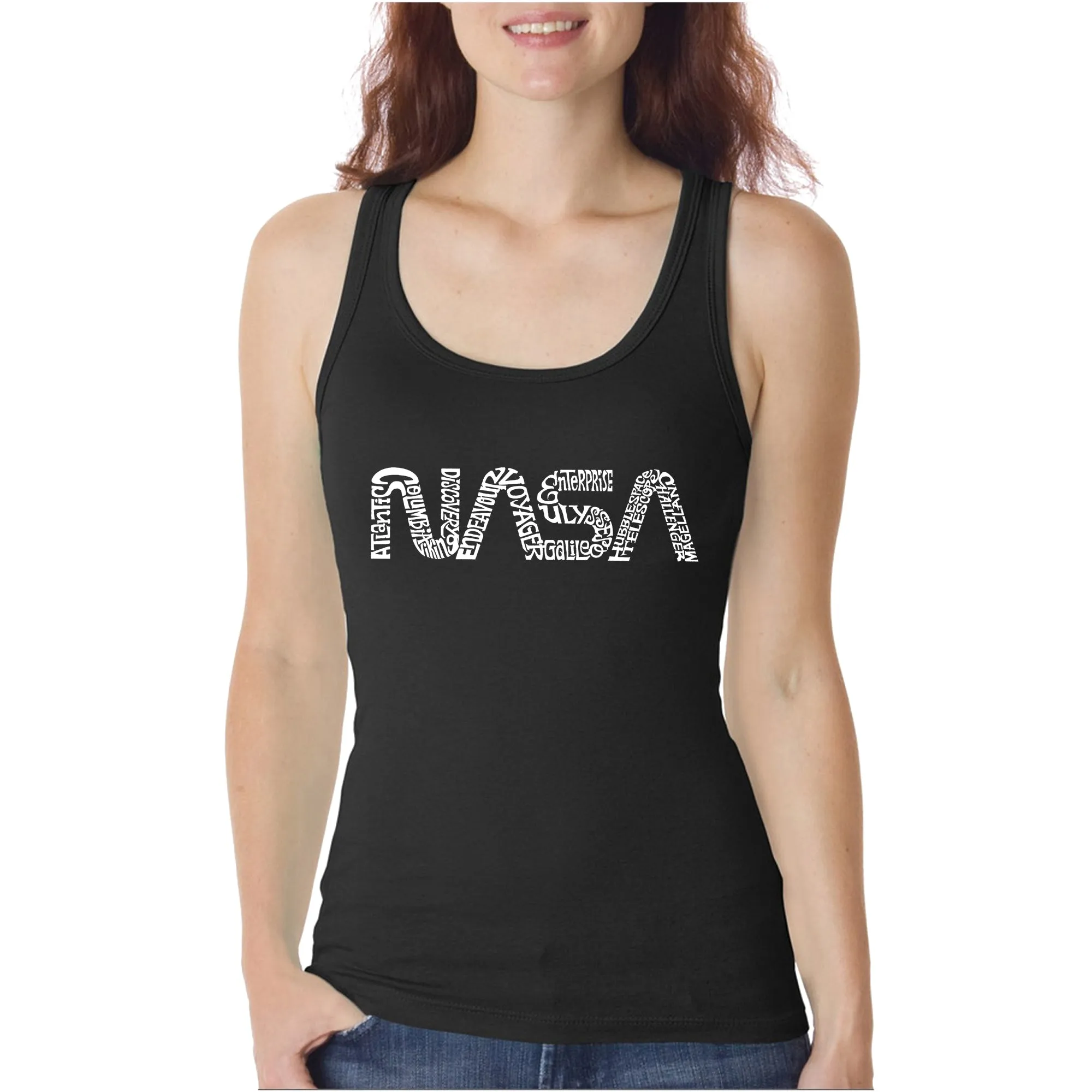 Worm Nasa - Women's Word Art Tank Top sold by LA Pop Art product image thumbnail 3
