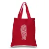 TIGER - Small Word Art Tote Bag sold by LA Pop Art