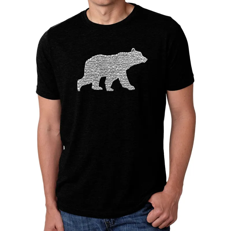 Mama Bear  - Men's Premium Blend Word Art T-Shirt sold by LA Pop Art