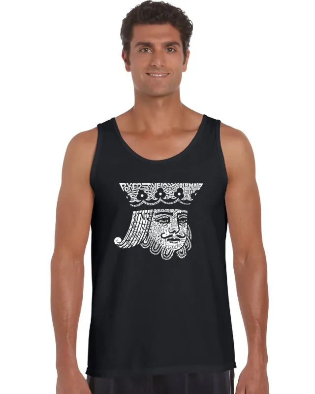 King of Spades - Men's Word Art Tank Top sold by LA Pop Art