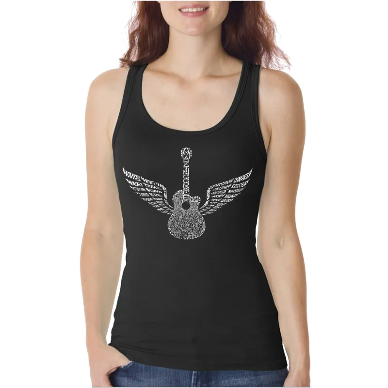 Amazing Grace  - Women's Word Art Tank Top sold by LA Pop Art