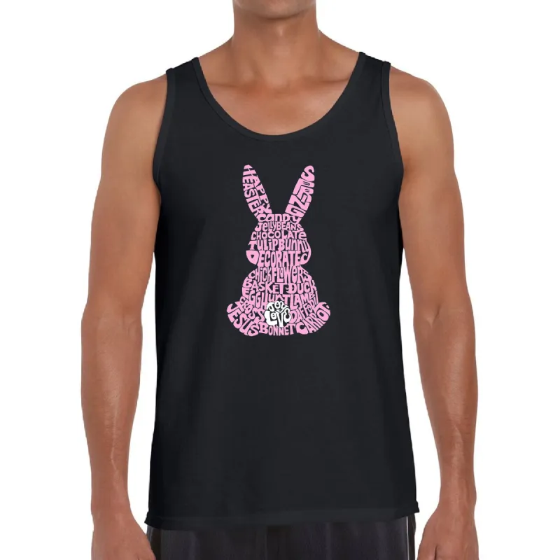 Easter Bunny  - Men's Word Art Tank Top sold by LA Pop Art
