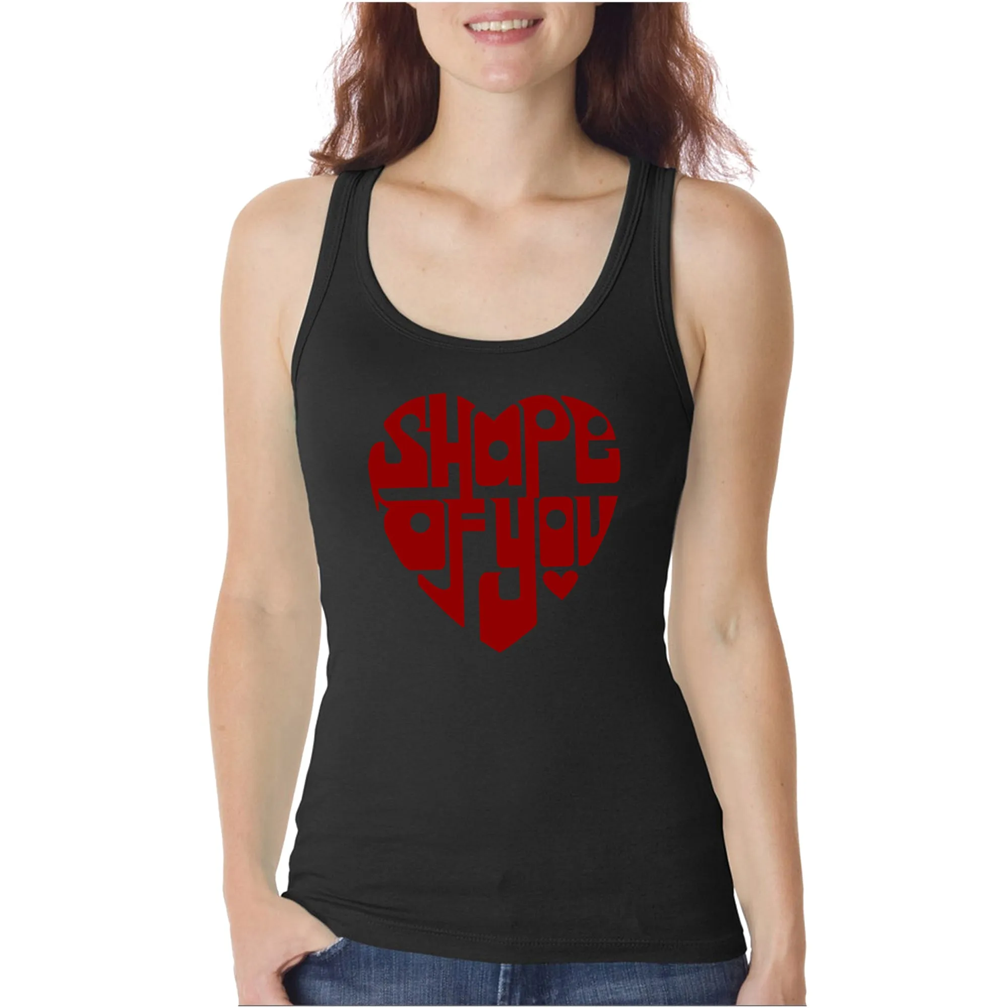 Shape of You - Women's Word Art Tank Top sold by LA Pop Art